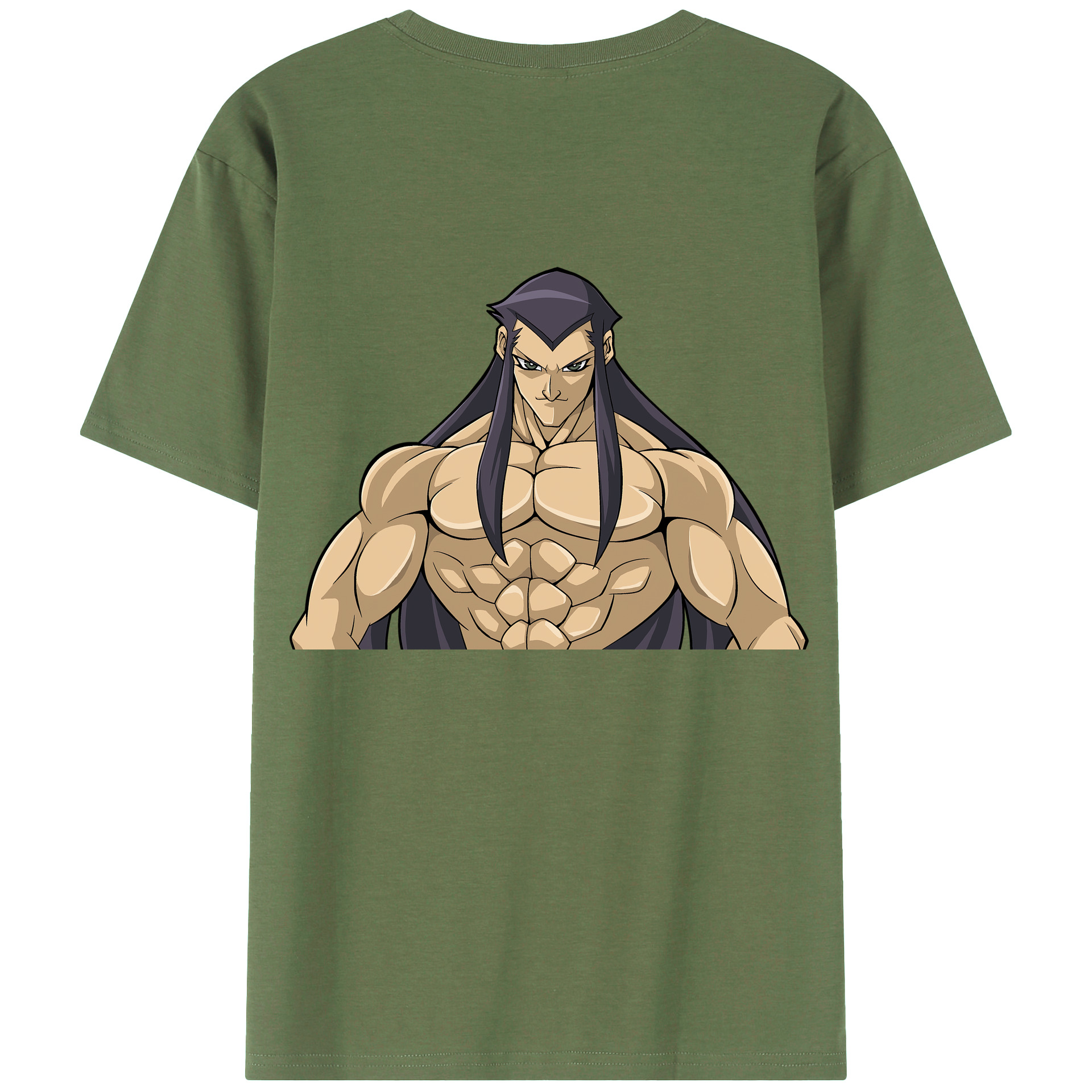 （画像用） 遊☆戯☆王 Yu-Gi-Oh! 綿100％ メンズ半袖Tシャツ（バックプリント） 通気性